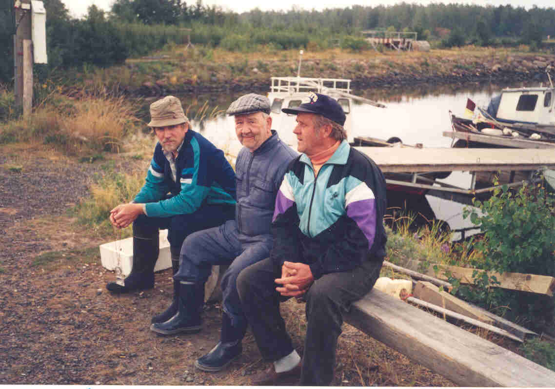 Piehingin kalasatama kesällä 2000.